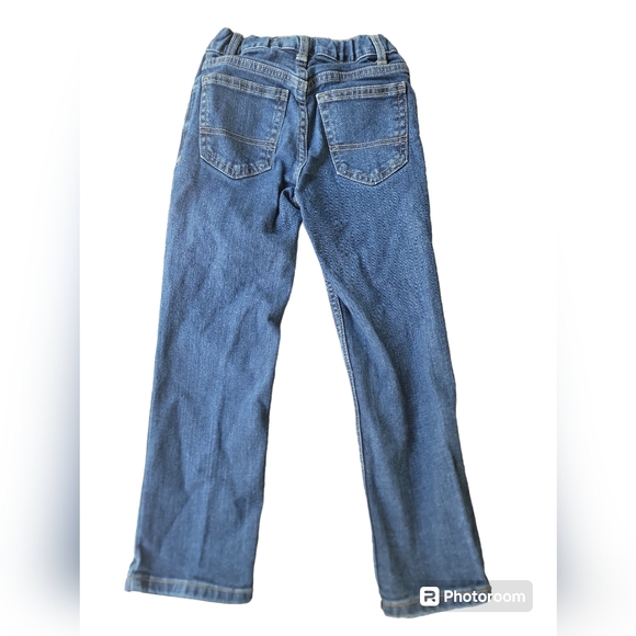 Boys Wonder Nation Denim Blue Jeans Size 6 Relaxed Adjustable Waist - Picture 3 of 4